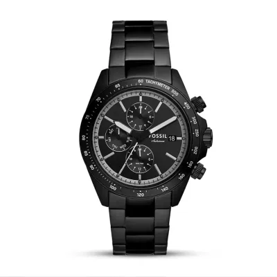Fossil Autocross Multifunction Black Stainless Steel Watch
